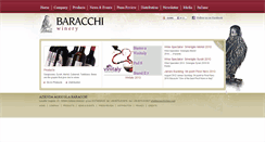 Desktop Screenshot of english.baracchiwinery.it